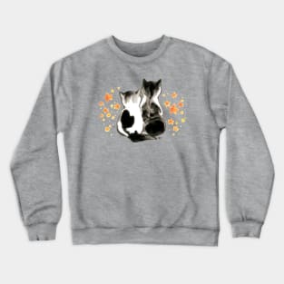 Star wishing cats Crewneck Sweatshirt